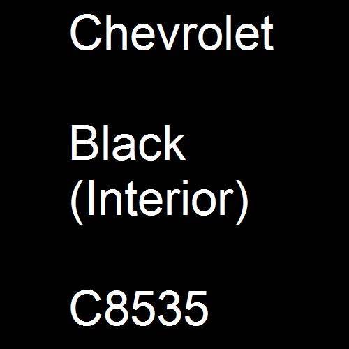 Chevrolet, Black (Interior), C8535.